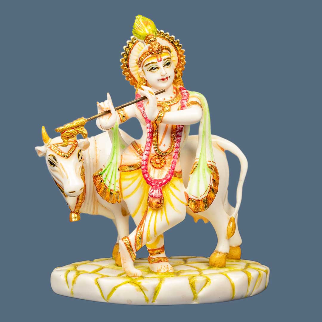 MARBLE COW KRISHNA