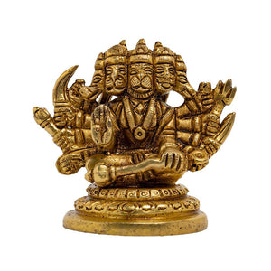 BRASS PANCHAMUKHA HANUMAN