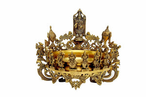 Brass Balaji With Dasavatar Urli