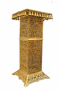 Brass Stool with cut Jali Work