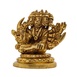 BRASS PANCHAMUKHA HANUMAN