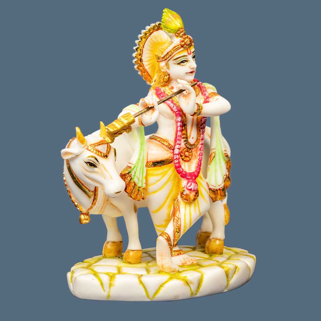 MARBLE COW KRISHNA