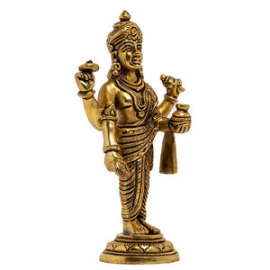 BRASS DHANVANTRI IDOL